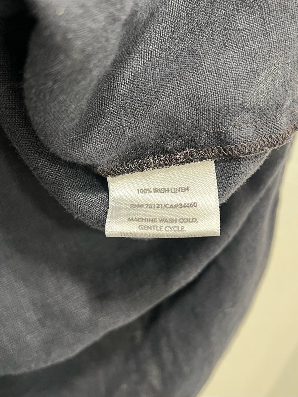 Eileen Fisher Irish Linen Hooded 3 Button Jacket Womens Medium Boxy Lagenlook - Picture 8 of 9